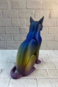 Koyu Rainbow Kedi Biblo Modern Salon ve Raf Dekoru