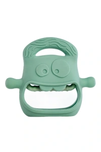 Koyu Yeşil Bebek Silikon Diş Kaşıyıcı