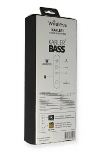 KR103 Kablosuz Kulaklık - Siyah