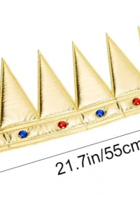 Kral Kraliyet Tacı Yetişkin Çocuk Uyumlu