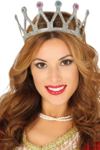 Kraliçe Tacı Gümüş Renk