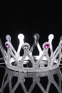 Kraliçe Tacı Gümüş Renk