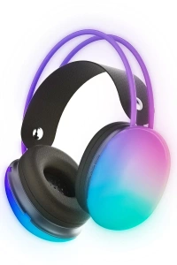 KRH1 RGB Kafaüstü Kablosuz Kulaklık - Gri