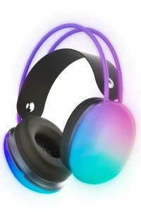 KRH1 RGB Kafaüstü Kablosuz Kulaklık - Gri
