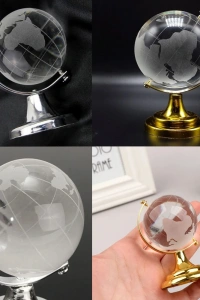 Kristal Cam Dünya Orta Boy