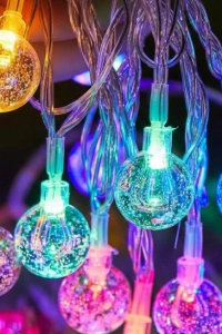 Kristal Top Gün Işığı Dekoratif Işık 5 Metre 28 LED