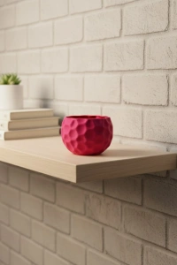 Küçük Boy Mor Saksı 5 cm Şık ve Minimal Dekoratif Tasarım
