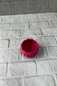 Küçük Boy Mor Saksı 5 cm Şık ve Minimal Dekoratif Tasarım