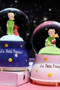 Küçük Prens Kar Küresi Işıklı Küçük Boy 6.5 cm