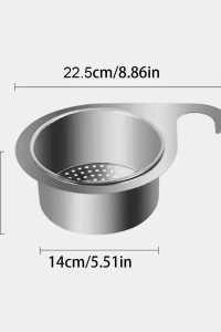 Kuğu Tasarımlı Paslanmaz Lavabo Drenaj Sepeti