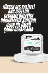 Kulaklığı Yeni Mekanik Kablosuz Kulaklık İos Android Uyumlu