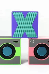 Mini Taşınabilir Hoparlör - Type C (USB-C) Şarj - Güçlü Bass - Küp Tasarım
