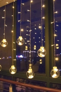 Küre Toplu Perde Led Işık