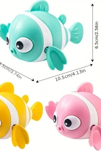 Kurmalı Balık Bebek Banyo Oyuncağı