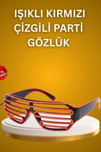 Kutlama ve Etkinliklere Özel LED Işıklı Gözlük