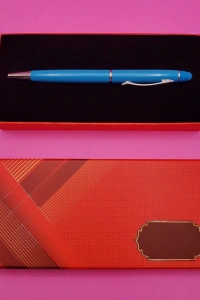 Kutulu Metal Turkuaz Kalem