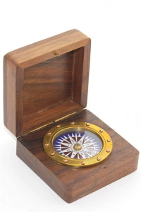 Kutulu Pirinç Pusula Model 2