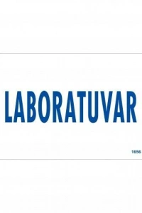 Laboratuvar Uyarı Levhası 17,5x25 KOD:1656
