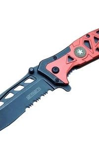 Lanmark MX50 Testereli Outdoor Çakı 21 cm - Otomatik, Kemerlikli