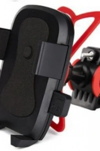 Lastik Destekli Standlı Bisiklet Telefon Tutucu