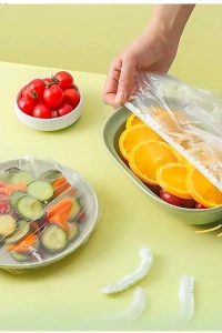 Lastikli Tencere Ve Tabak Bonesi 100 Adet (20cm)