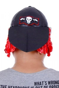 Lateks Şapkalı Gözlüklü Beyaz Maske