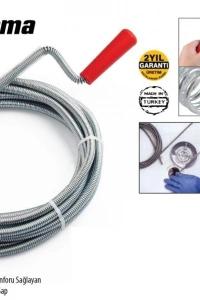 Lavabo Ve Gider Boruları Açacağı - Lavabo Açma Sustası - 8Metre