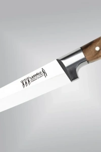Lazoğlu El Yapımı Sürmene Kurban ve Kasap Bıçağı No:2 - Ahşap Sap