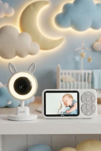 LCD Ekranlı Bebek İzleme Kamerası Ninnili Gece Görüşlü Güvenlik Sistemi