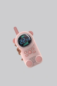 LCD Ekranlı Çocuk Telsizi – İki Yönlü Ses, 1-3 km Çekim Mesafesi