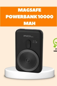LCD Ekranlı Kablosuz Powerbank Type C ve USB Çıkışlı