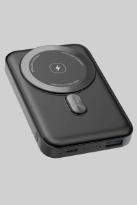 LCD Ekranlı Kablosuz Powerbank Type C ve USB Çıkışlı