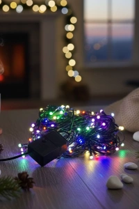 LED Damla Uçlu RGB Dekoratif Işık 10 Metre 100