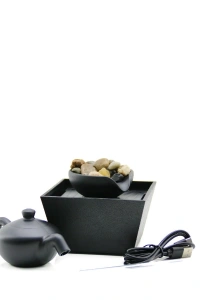 LED Demlik Tasarımlı Şelale Süs Havuzu