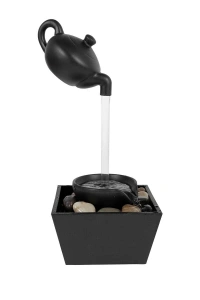 LED Demlik Tasarımlı Şelale Süs Havuzu