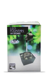 LED Demlik Tasarımlı Şelale Süs Havuzu