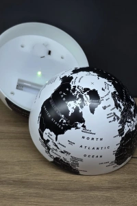 LED Işıklı 360 Derece Dönen Dünya Küresi