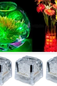 Led Işıklı Buz Küpleri (3 Adet)