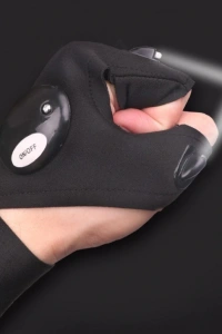 Led Işıklı Çalışma Eldiveni Sağ Sol Çift