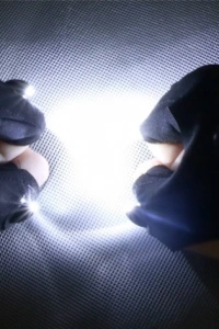 Led Işıklı Çalışma Eldiveni Sağ Sol Çift