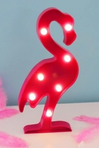 Led Işıklı Flamingo Gece Lambası