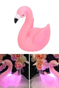 LED Işıklı Flamingo Masa Lambası