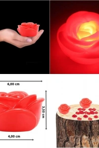 Led Işıklı Gül Romantik Gül