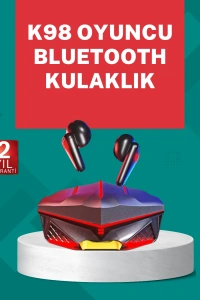 Led Işıklı Kablosuz  Kulaklık Ergonomik Tasarım