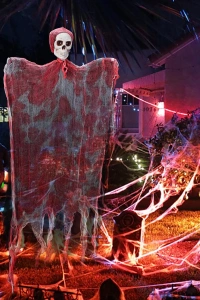 LED IŞIKLI KAHKAHA ATAN SESLİ SENSÖRLÜ KURU KAFA