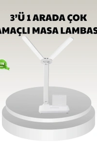 LED Işıklı Masa Lambası – Göz Yormayan, Kısılabilir ve Esnek Başlıklı