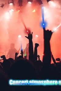 Led Işıklı Renkli Püsküllü Parmak Işığı 4 Adet