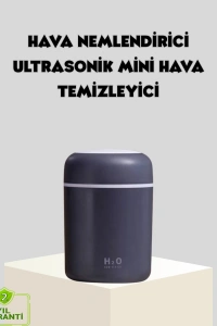 LED Işıklı USB Nemlendirici – Sürekli ve Aralıklı Püskürtme Modu