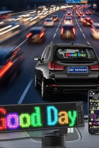 LED Matrix Panel RGB Yazı Yazma Animasyonlu Telefon Kontrollü Akıllı Ekran
