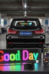 LED Matrix Panel RGB Yazı Yazma Animasyonlu Telefon Kontrollü Akıllı Ekran